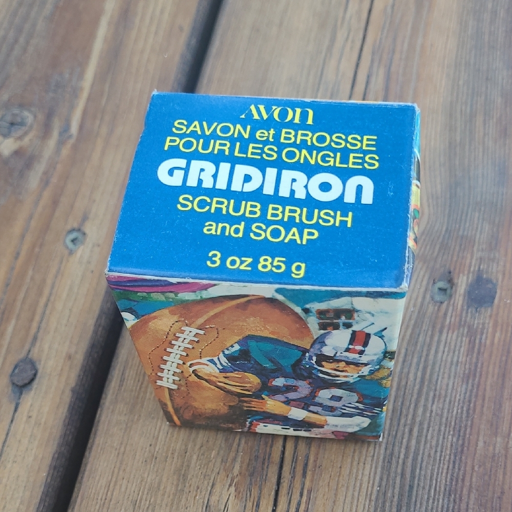 Avon Gridiron Scrub Brush and Soap